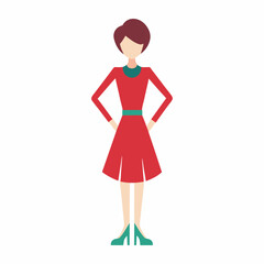Fashion Designer Character Vector Artwork