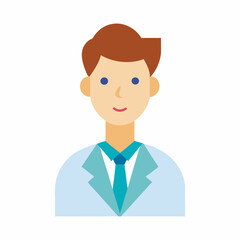 Psychologist Character Illustration in Vector