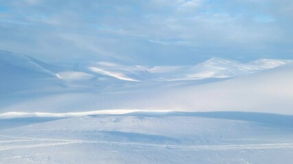 Views of Svalbard, Norway, in the arctic circle. 