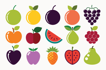 Vector Food Icons – Dining, Fruits, Meals & Culinary Symbols

