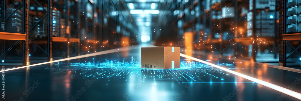 Aufkleber smart warehouse management system using augmented reality technology to identify package picking and