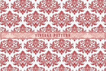 Vintage style pattern for wallpaper or many others use