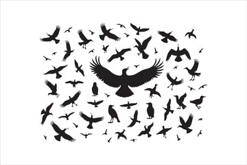 Bird Silhouette Bundle | Flying Birds Vector Clipart | SVG, PNG, EPS for Cricut & Laser Cutting

Birds Vector Silhouettes | Wildlife Animal SVG Files | Digital Bird Clipart for Crafts & Decor

Flying 
