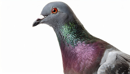 pigeon isolated on white background © Richard