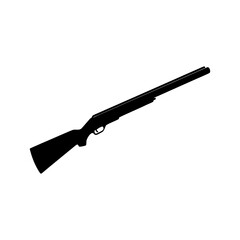 Shotgun Silhouette vector illustration