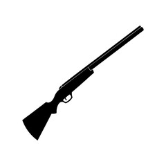 Shotgun Silhouette vector illustration