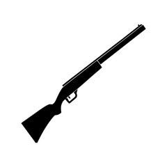 Shotgun Silhouette vector illustration