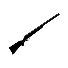 Shotgun Silhouette vector illustration
