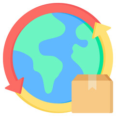 Worldwide Shipping Icon