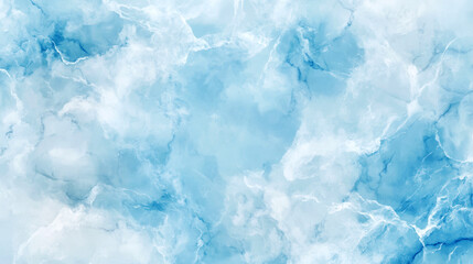 Obraz premium Light Blue Marble Texture: Abstract Stone Background