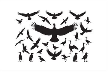 Bird Silhouette Bundle | Flying Birds Vector Clipart | SVG, PNG, EPS for Cricut & Laser Cutting

Birds Vector Silhouettes | Wildlife Animal SVG Files | Digital Bird Clipart for Crafts & Decor

Flying 