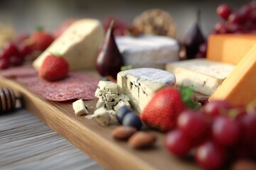 Beautiful arrangement of a charcuterie board