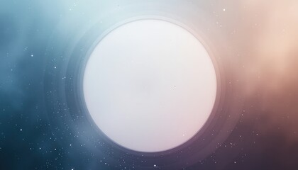 Fototapeta premium Cosmic event celestial sphere in space abstract imagery mystical environment digital art surreal concept for futuristic themes