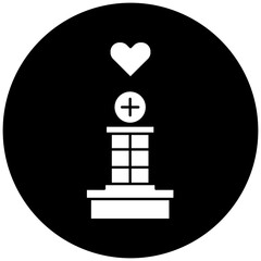 love hospital icon design