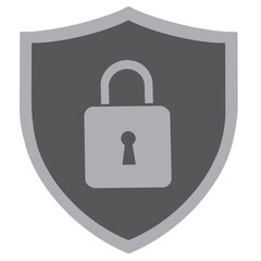The padlock icon is on transparent background.