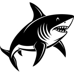 Obraz premium shark vector illustration