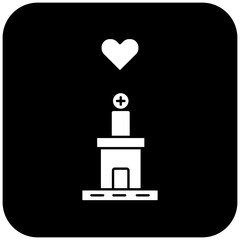 love hospital icon design