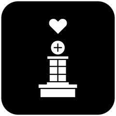 love hospital icon design