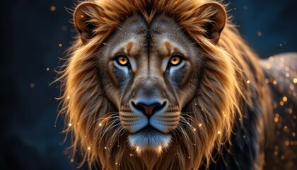 Fototapeta premium portrait of a lion