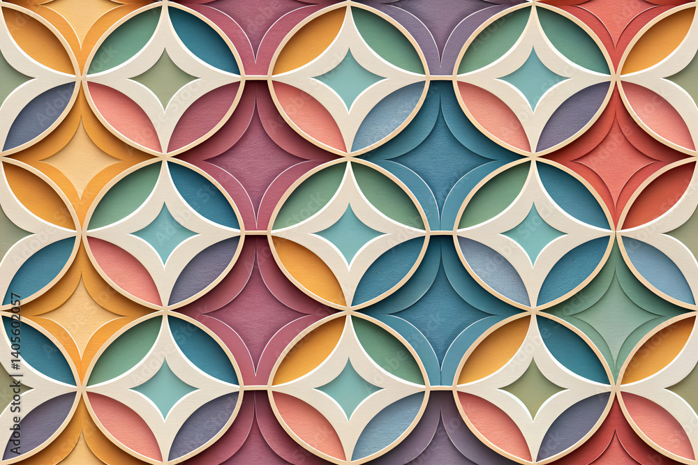 Poster mix color pattern design background