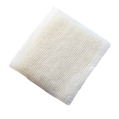 Fototapeta premium Sterile gauze pad, isolated on Transparent Background, ideal for wound care and first aid applications