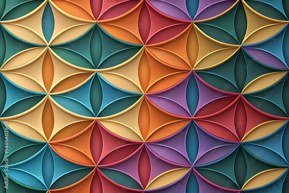 Poster eyes shaped pattern design background