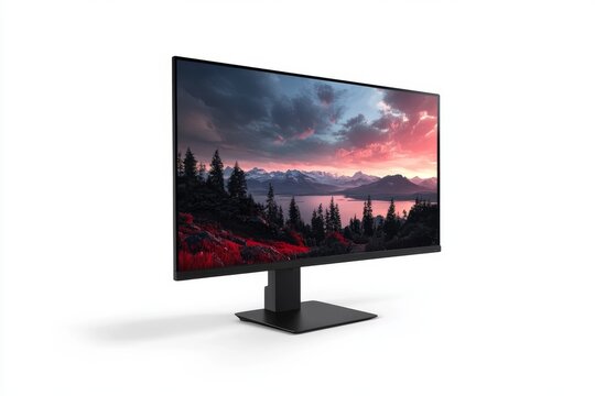 Sleek modern monitor with vibrant display