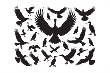 Bird Silhouette Bundle | Flying Birds Vector Clipart | SVG, PNG, EPS for Cricut & Laser Cutting

Birds Vector Silhouettes | Wildlife Animal SVG Files | Digital Bird Clipart for Crafts & Decor

Flying 