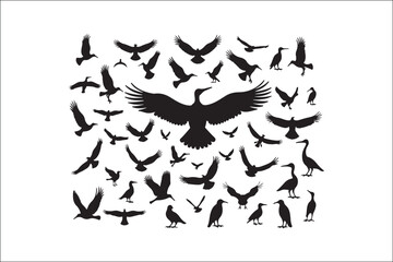 Bird Silhouette Bundle | Flying Birds Vector Clipart | SVG, PNG, EPS for Cricut & Laser Cutting

Birds Vector Silhouettes | Wildlife Animal SVG Files | Digital Bird Clipart for Crafts & Decor

Flying 