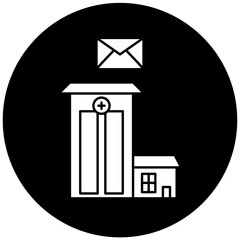hospital email icon design