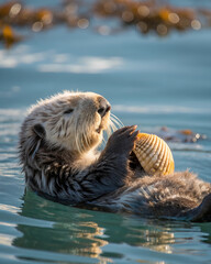 seal in water