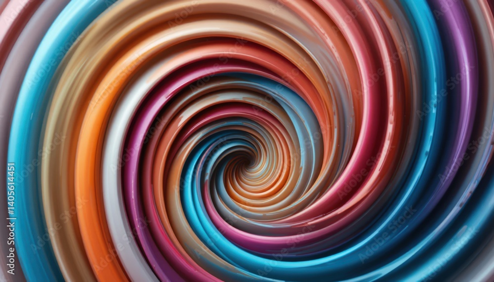Poster dynamic swirling colors abstract art digital creation visual design vibrant environment close-up vie