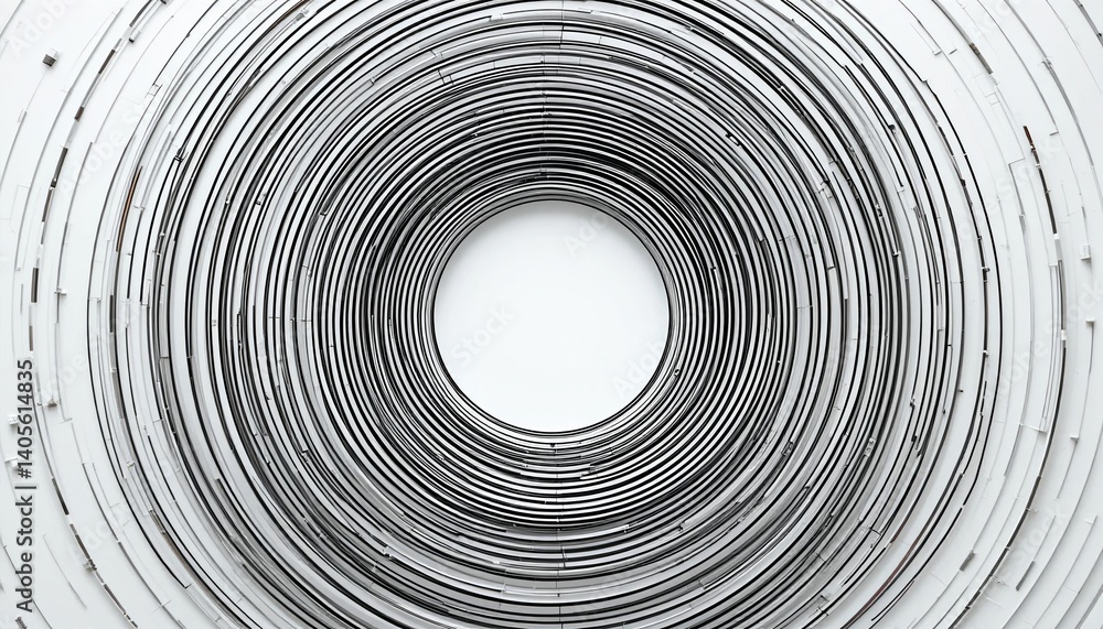 Aufkleber circular abstract pattern formation modern art gallery visual art installation minimalist environmen