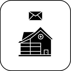 hospital email icon design
