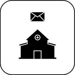 hospital email icon design
