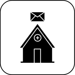 hospital email icon design