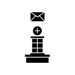 hospital email icon design