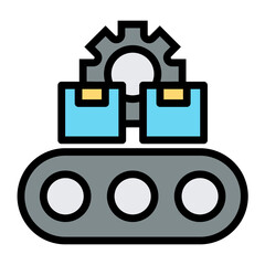production vector icon