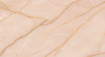 Fototapeta premium Blush Marble Texture: Delicate Gold Veins AI Generated