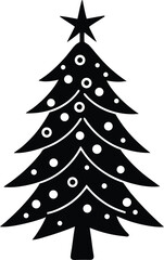 Christmas Tree Silhouette Icon