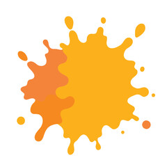 White Base Featuring Watercolor Splash Elements