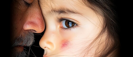 Child Close-up Touching Face