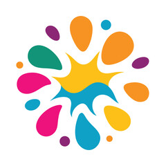 Rounded Geometry in Abstract Splash Design