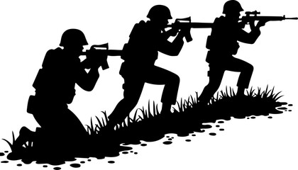 "Brothers in Arms: Shadows of Duty"

"On the Front Line: United for the Mission"

"Silhouettes of Valor"