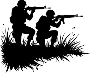 "Brothers in Arms: Shadows of Duty"

"On the Front Line: United for the Mission"

"Silhouettes of Valor"