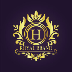  luxury gold logo concept