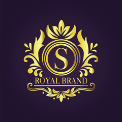  luxury gold logo concept