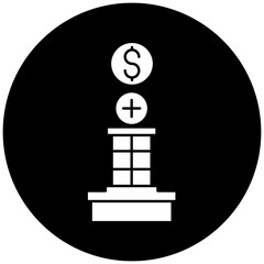 hospital business icon design