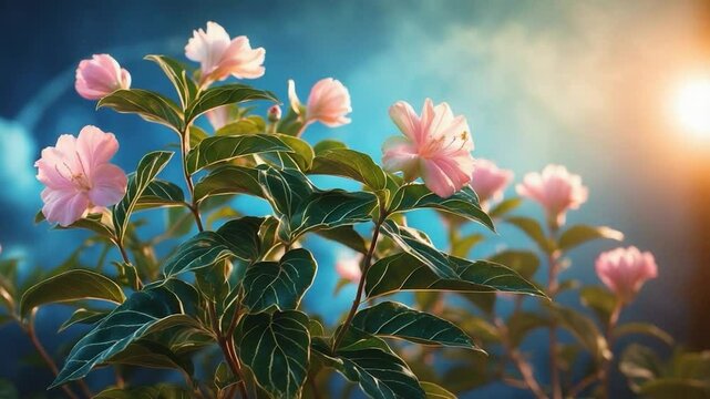 Video of Acalypha wilkesiana plant and its flowers