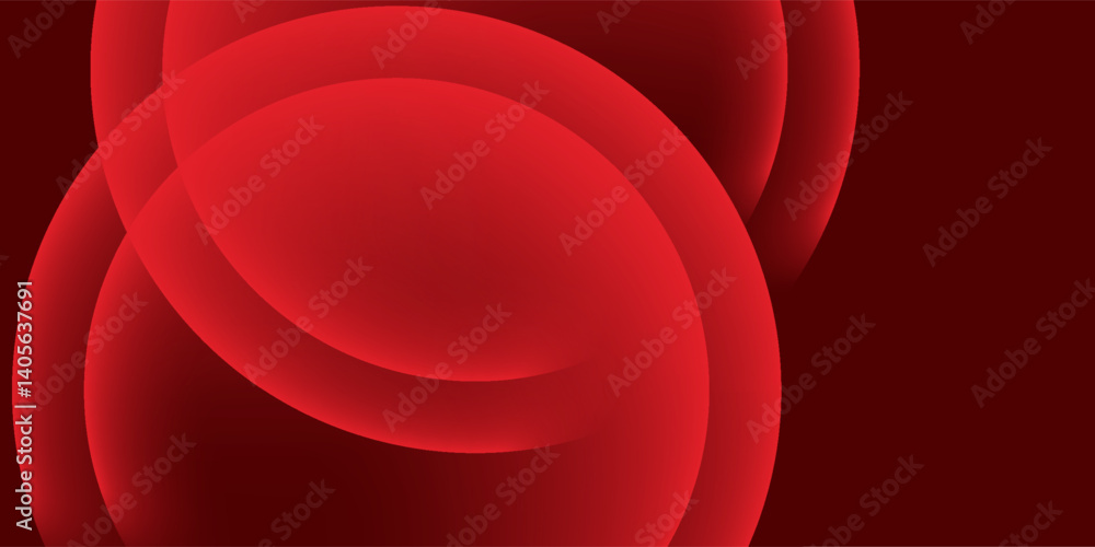 Poster red abstract background. dynamic shapes composition. eps10 vector